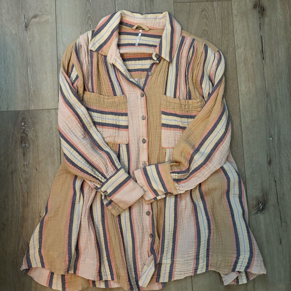 Free People The Voyage Shirt Dress - Picture 6 of 9